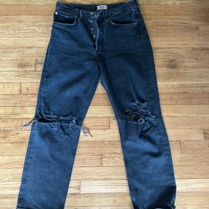 AGOLDE Lana Mid Rise Vintage Straight Jeans